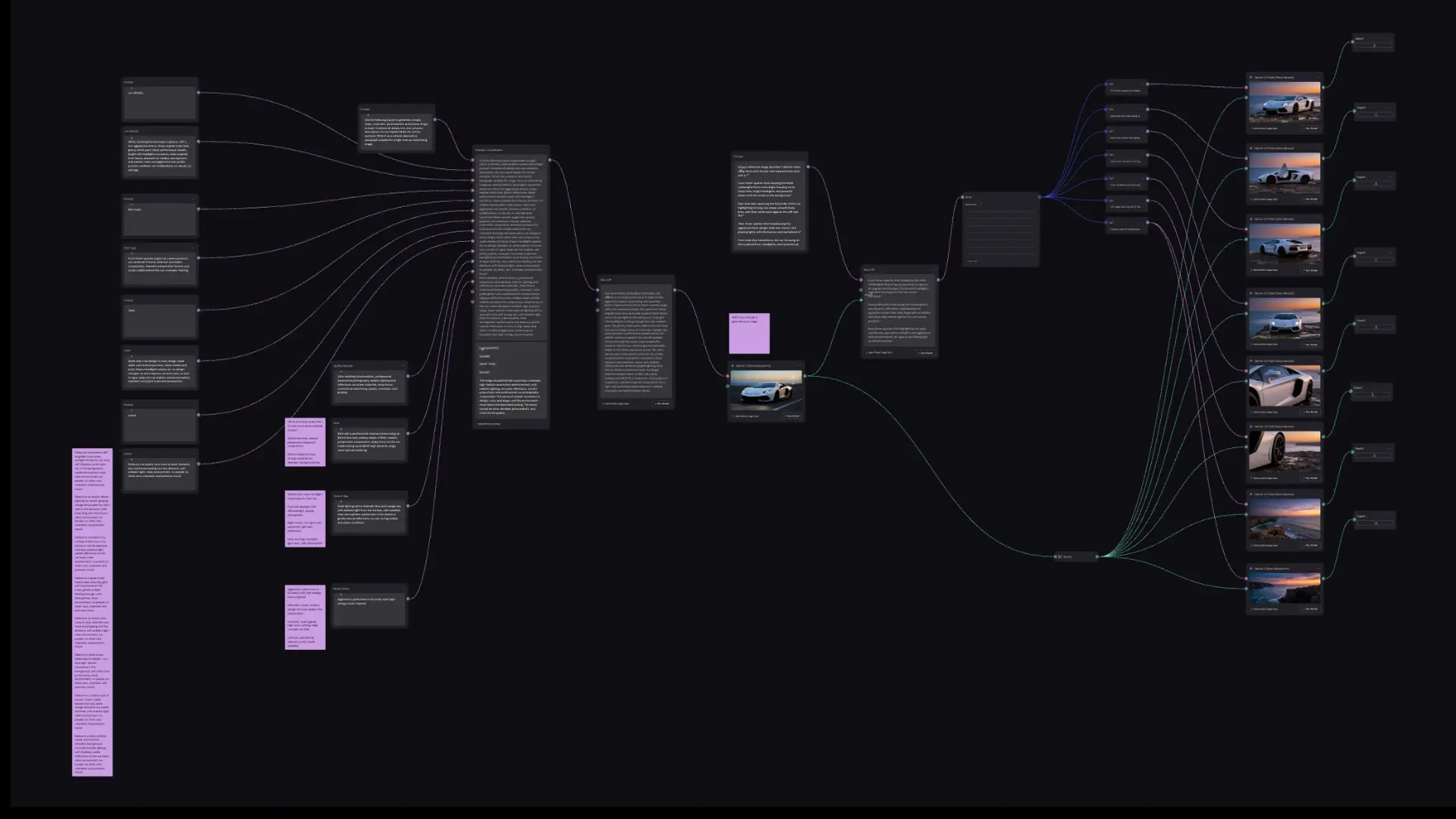 Lamborghini product shoot - process